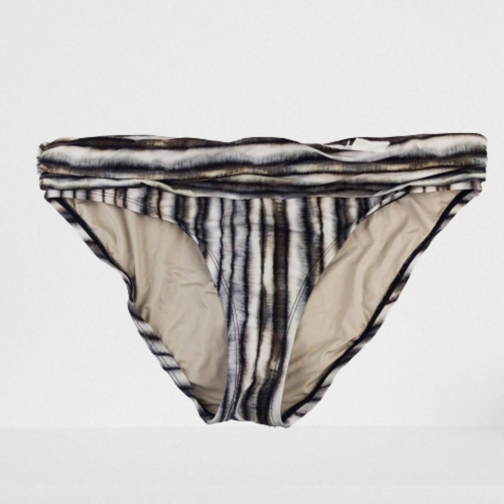 La Blanca 14 Bamboo Stripe Shirred Hipster Bikini